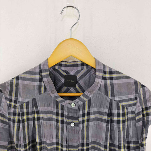 スピックアンドスパン Spick and Span 24SS 先染めサッカーシャツワンピース レディース FREE