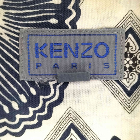 ケンゾーパリス KENZO PARIS 80-90S 総柄 開襟シャツ ボックスシルエット メンズ JPN:1