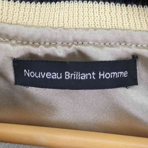 Nouveau Brillant Homme バック刺繍 スカジャン メンズ JPN:M