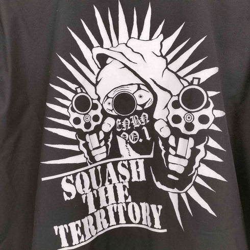 SQUASH THE TERRITORY プリント ジップアップ ブルゾン メンズ JPN:XL