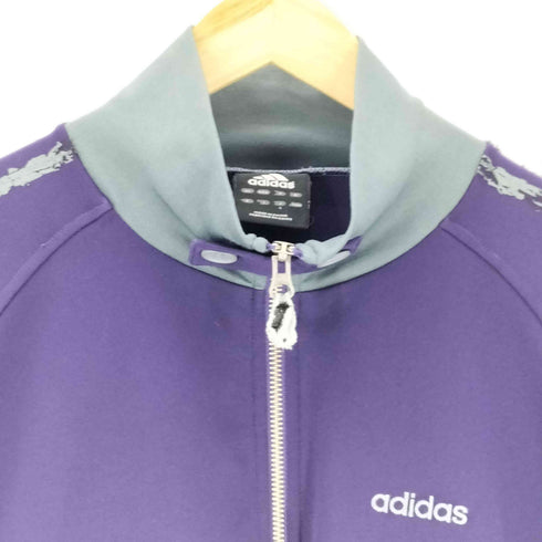 アディダス adidas 00S ジップアップ ワーク チンストラップ トラックジャケット ジャージ ダブルジップ 2006年製 メンズ import:L