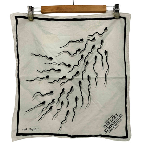 90S SPERM BANDANA アーティスト グラフィック バンダナ メンズ