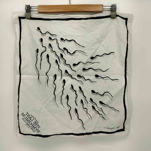 90S SPERM BANDANA アーティスト グラフィック バンダナ メンズ
