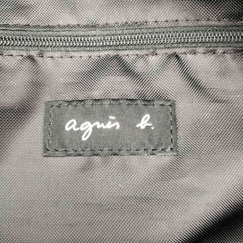 アニエスベー agnes b. ロゴプレート ショルダーバッグ レディース