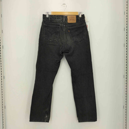 リーバイス Levis 90s 505-4159 オレンジタブ 先染め ジップフライ ブラック デニムパンツ メンズ W32 L30