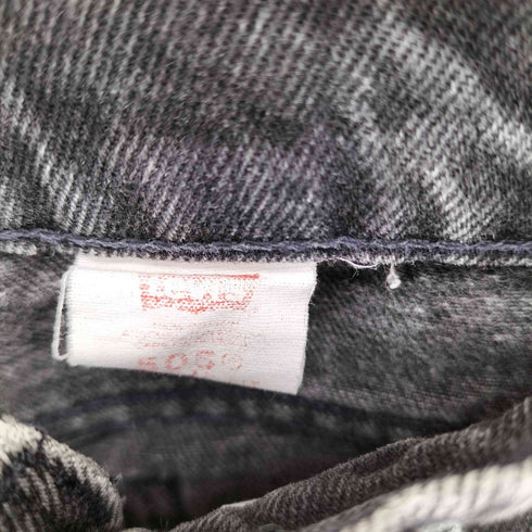 リーバイス Levis 90s 505-4159 オレンジタブ 先染め ジップフライ ブラック デニムパンツ メンズ W32 L30