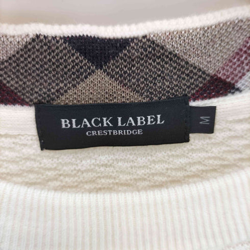 ブラックレーベルクレストブリッジ BLACK LABEL CRESTBRIDGE アクリルウール クルーネックニット メンズ M