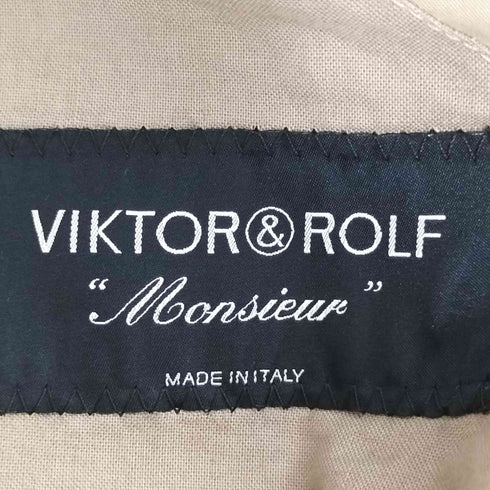 ヴィクターアンドロルフ VIKTOR&ROLF イタリア製 デザインボタン テーラードジャケット メンズ EUR:48