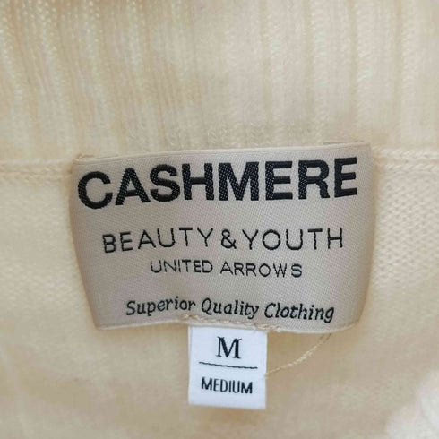 ビューティーアンドユースユナイテッドアローズ BEAUTY & YOUTH UNITED ARROWS BY L&F カシミヤ ケーブル タートルネック ニット メンズ M