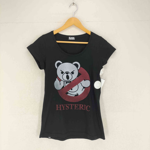 ヒステリックグラマー HYSTERIC GLAMOUR ヒスベアプリントUネックTシャツ Y2K レディース FREE