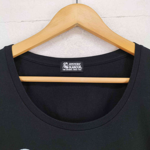 ヒステリックグラマー HYSTERIC GLAMOUR ヒスベアプリントUネックTシャツ Y2K レディース FREE