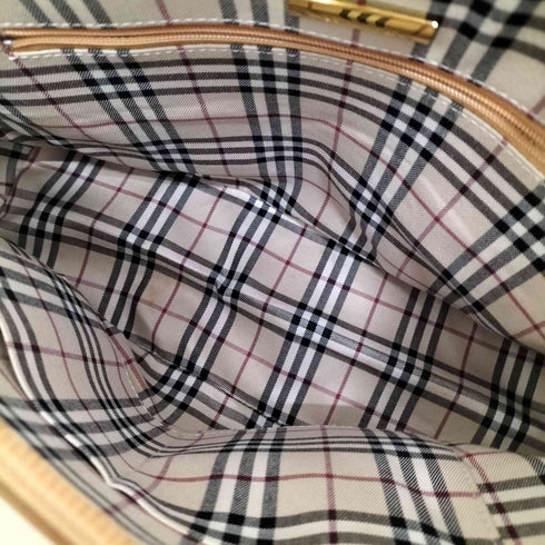 バーバリー BURBERRY 裏地ノバチェックハンドバッグ レディース