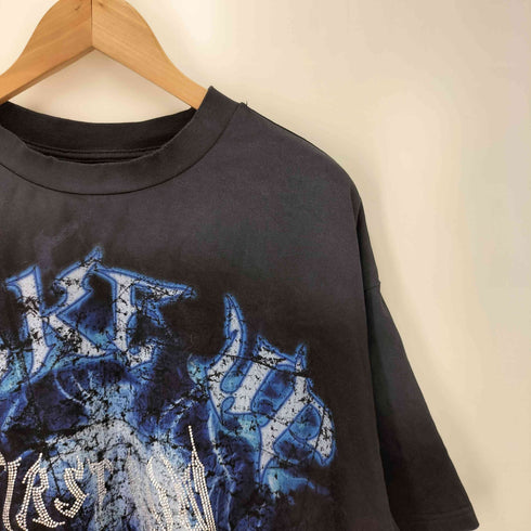 FIRST LOW WAKE UP AND FIERCE FLAME SKULL WASHED TEE メンズ JPN:XL