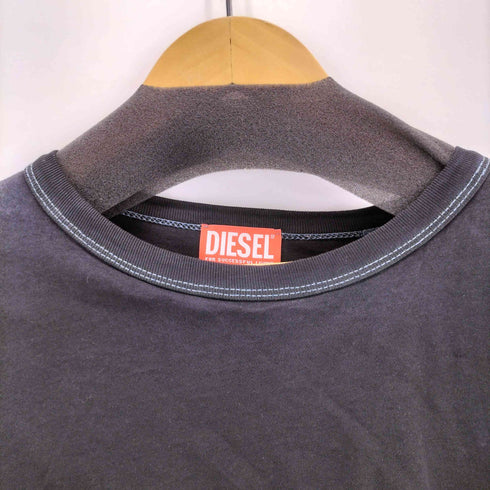 ディーゼル DIESEL T-BESH-CUT Long Sleeve T-Shirt メンズ import:M