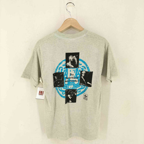 フルーツオブザルーム FRUIT OF THE LOOM 90S USA製 バンドクルーネックTシャツINSIDE OUT メンズ import:M