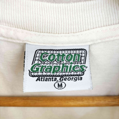 cotton graphics 00S USA製 ロゴプリントクルーネックTシャツ メンズ import:M