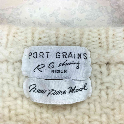 PORT GRAINS ウールニット メンズ M