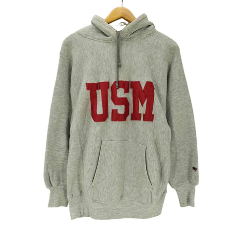 エムブイピー MVP 90S USA製 刺繍タグ USM ワッペン リバース 型 プルオーバー パーカー メンズ import:M