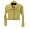 マウジー moussy BIG COLLAR CARDIGAN レディース FREE