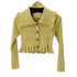 マウジー moussy BIG COLLAR CARDIGAN レディース FREE