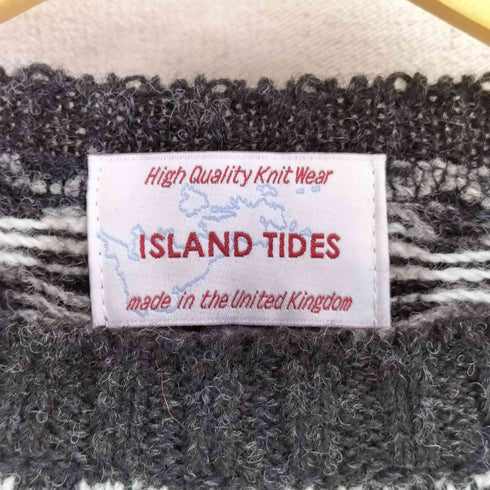 island tidesフェアアイル クルーネック ニット プルオーバー レディース