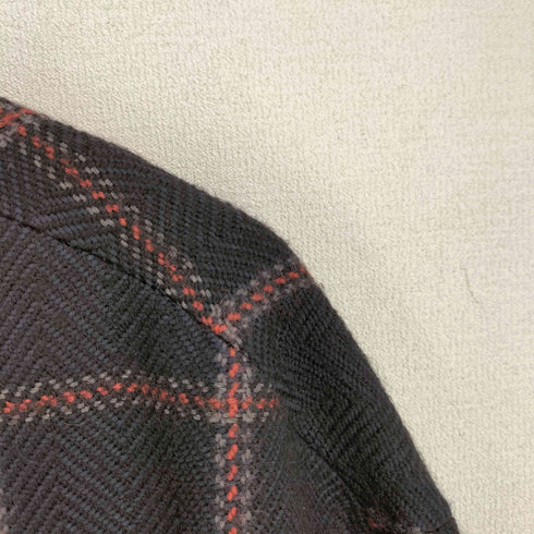 レイビームス Ray BEAMS チェック ノーカラーコート レディース