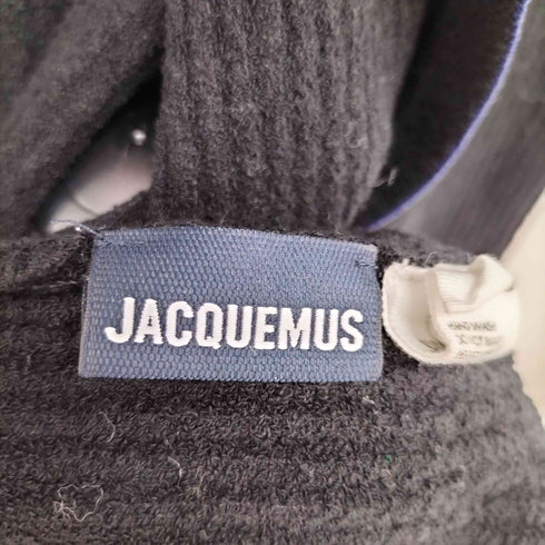 ジャックムス JACQUEMUS Noué Cropped Twist-Front Ribbed Top レディース 34