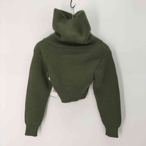 ジャックムス JACQUEMUS LA MAILLE RISOUL ハーフジップニット レディース 34