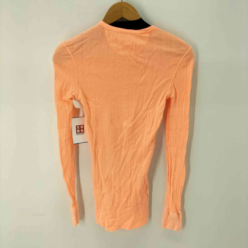 ポロラルフローレン POLO RALPH LAUREN コットンヘンリーネックロングスリーブシャツ ロンT Y2K レディース JPN:XS
