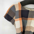 ブルーレーベルクレストブリッジ BLUE LABEL CRESTBRIDGE チェック柄 ウール ベロアウエストリボンワンピース レディース JPN:38
