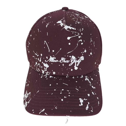 ニューエラ NEW ERA A-Frame Splash Paint マルーン キャップ メンズ