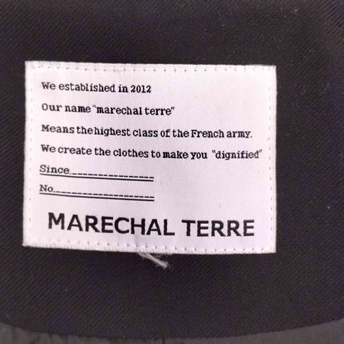 マーシャルテル MARECHAL TERRE ノーカラーネックス ジャケット レディース