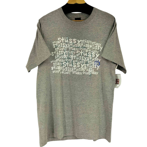ステューシー Stussy 90S MADE IN USA 紺タグ プリント S/S Tシャツ メンズ JPN:L