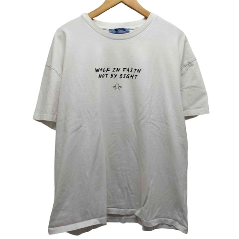 MEMPHIS DEPAY CLOTHING MALK IN FAITH NOT BY SIGHT フロントプリント Tシャツ メンズ XXL
