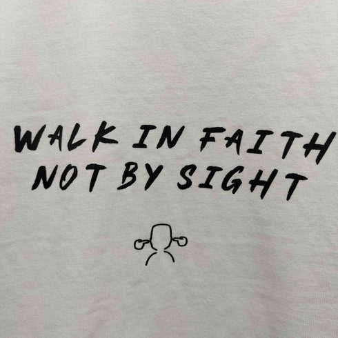MEMPHIS DEPAY CLOTHING MALK IN FAITH NOT BY SIGHT フロントプリント Tシャツ メンズ XXL