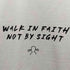 MEMPHIS DEPAY CLOTHING MALK IN FAITH NOT BY SIGHT フロントプリント Tシャツ メンズ XXL