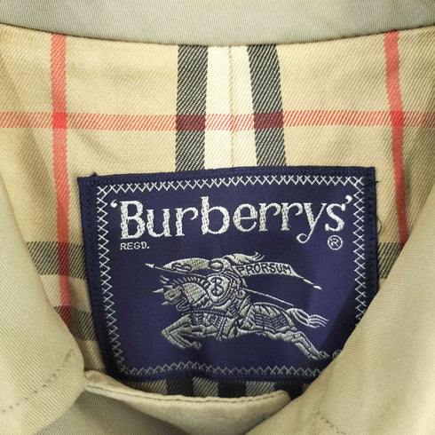バーバリーズ BURBERRYS イングランド製 ノバチェック ステンカラーコート メンズ