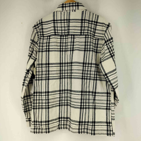 ザラ ZARA チェックフランネルシャツ メンズ import:M
