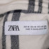ザラ ZARA チェックフランネルシャツ メンズ import:M