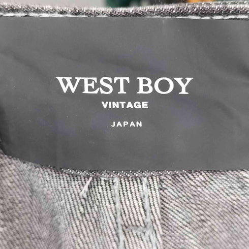 ウエストボーイ WEST BOY ベルトワイドデニムパンツ メンズ JPN:M