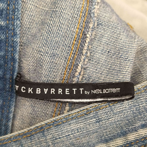 ブラックバレットバイニールバレット BLACKBARRETT by neil barrett リペア加工 デニムパンツ メンズ JPN:3