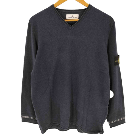 ストーンアイランド STONE ISLAND 17SS L/S Vネックコットンニット メンズ import:L