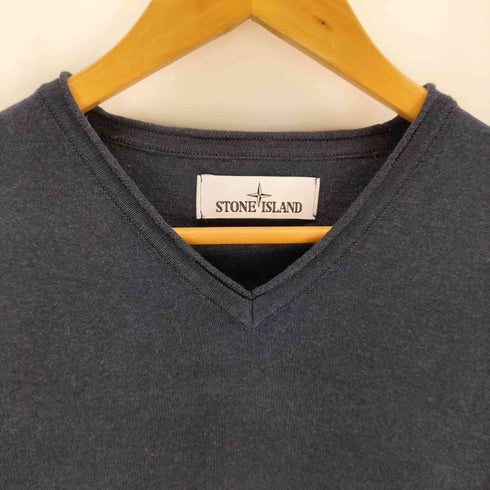ストーンアイランド STONE ISLAND 17SS L/S Vネックコットンニット メンズ import:L
