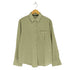 ザラ ZARA シースルーシャツブラウス レディース import:M