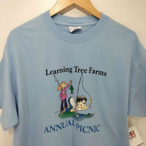 ポートアンドカンパニー PORT and COMPANY 農場イベント プリント クルーネック S/S Tシャツ メンズ L