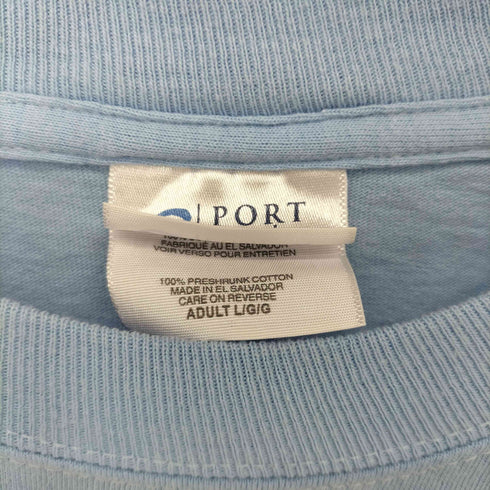 ポートアンドカンパニー PORT and COMPANY 農場イベント プリント クルーネック S/S Tシャツ メンズ L