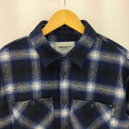 カーハートワークインプログレス Carhartt WIP L/S HALLECK SHIRT メンズ M