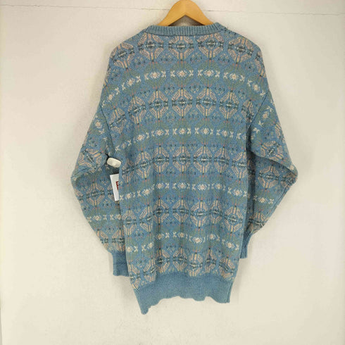ポールスチュアート Paul Stuart イングランド製 コットン ノルディック柄 ニットセーター メンズ import:S