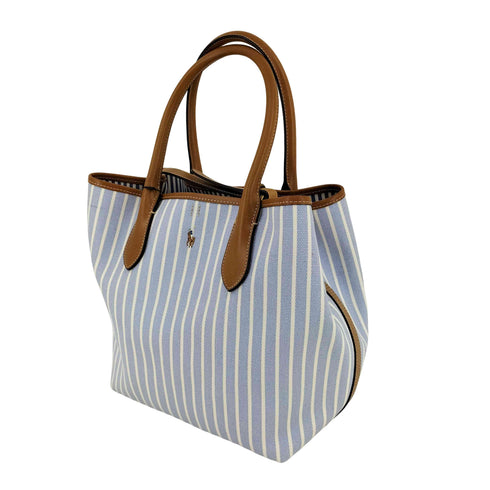 ポロバイラルフローレン Polo by RALPH LAUREN Striped Canvas Medium Bellport Tote メンズ ONE SIZE
