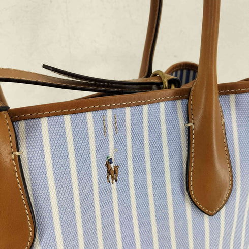 ポロバイラルフローレン Polo by RALPH LAUREN Striped Canvas Medium Bellport Tote メンズ ONE SIZE
